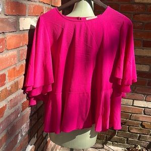 NWT Gibson Latimer Pink Blouse Size XL